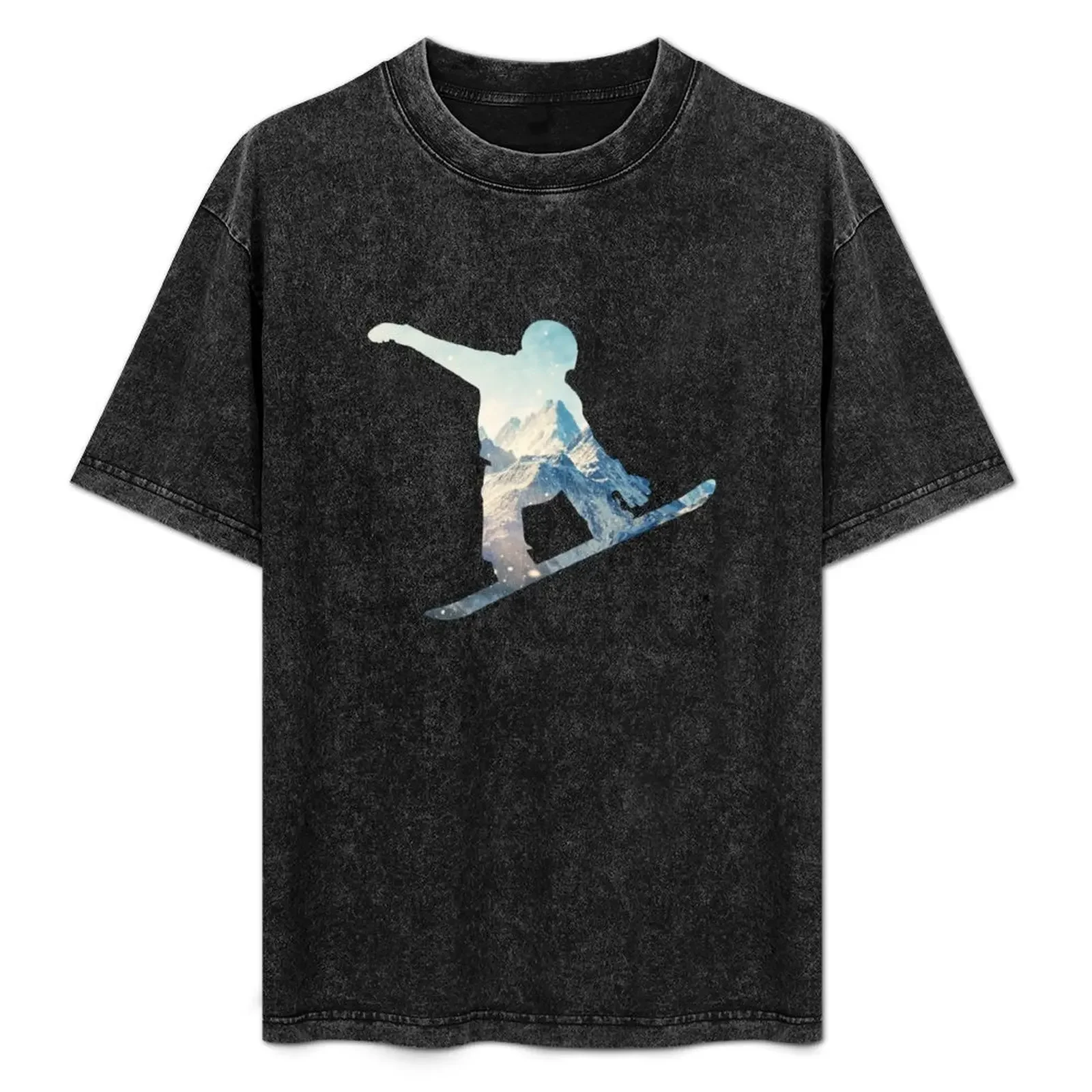 

Snowboard T-Shirt anime clothes sweat graphics plus size tops Men's t-shirt