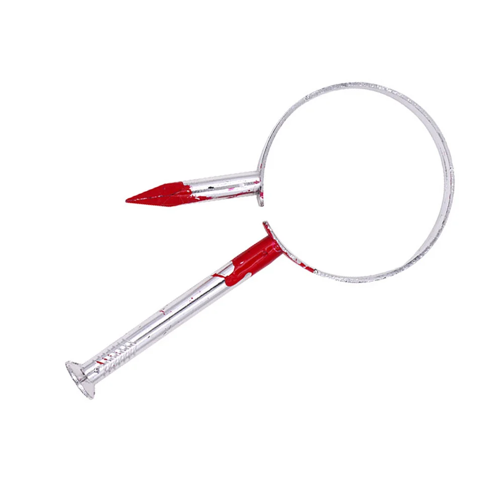 3 Stück Nagel durch Kopf-Requisite, Einheitsgröße, passend für die meisten lebensechten Blut, Halloween-Party-Dekoration, kniffliges Werkzeug, Cosplay, Foto-Requisiten, Neuheit