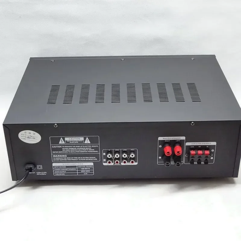 OK-07 5,1-канальный 1200 Вт HIFI USB SD Play цифровой эхо-микшер KTV караоке для встреч домашнего кинотеатра аудио усилитель