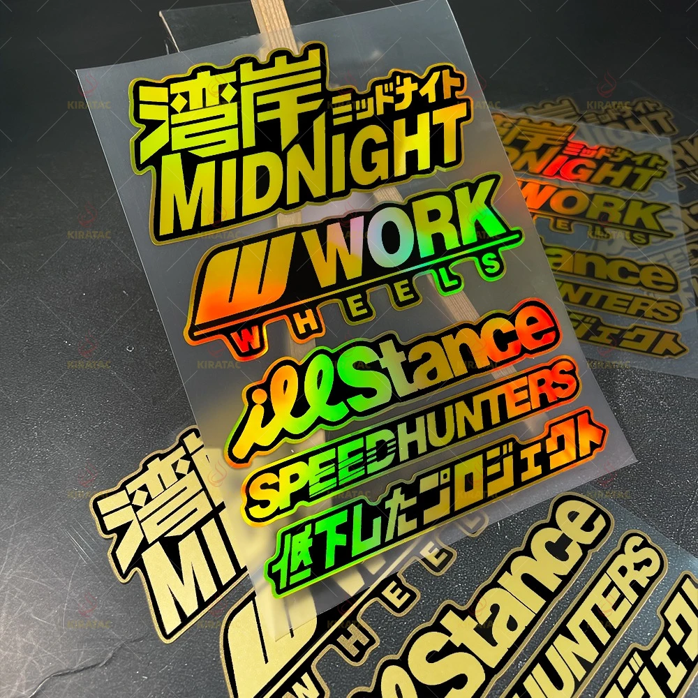 

JDM Style Motorcycle Stickers Waterproof for Motorcycle Fuel Tank Helmet Fairings Car Trunk Scooters Body Universal Vinyl Decals