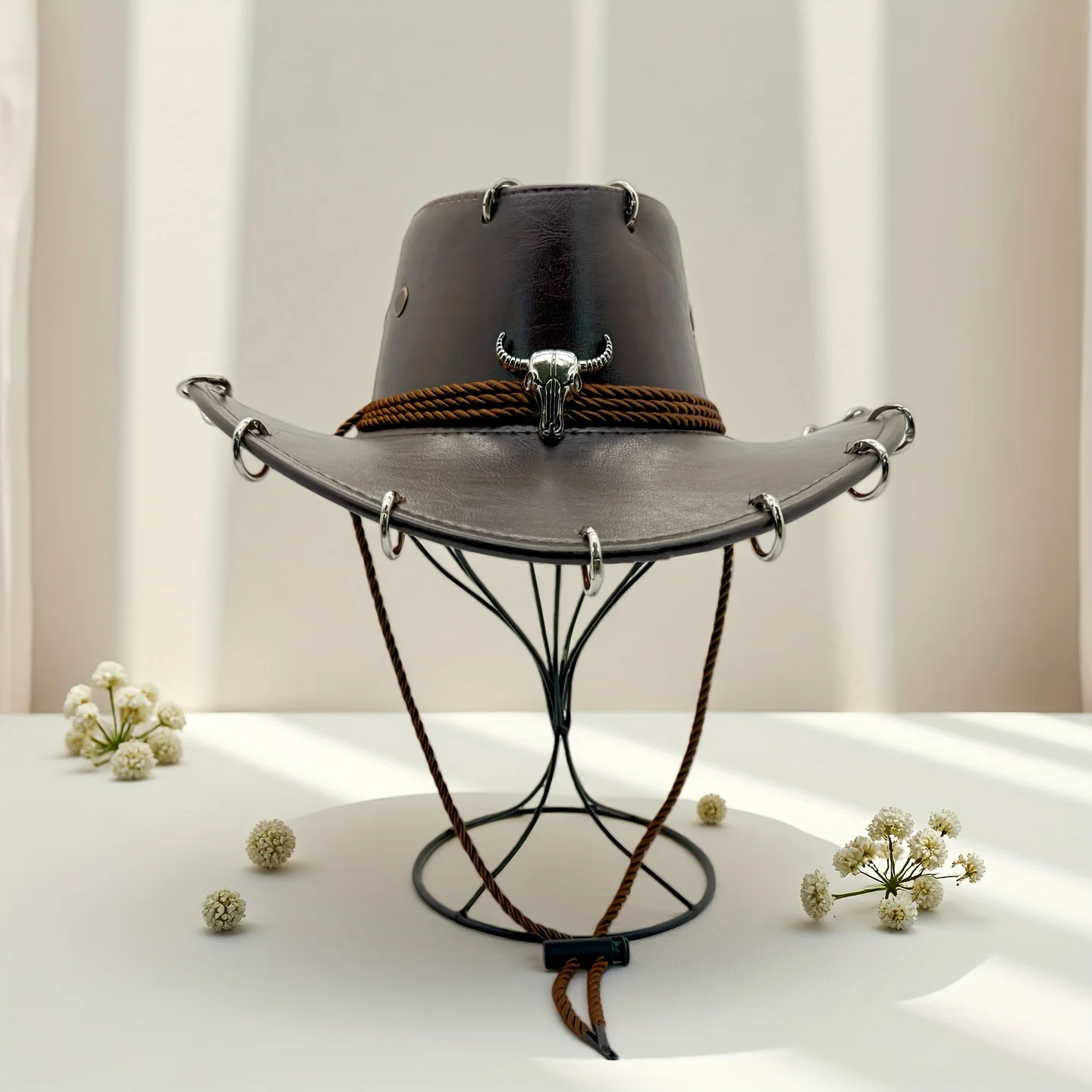 

Rhinestone Cowboy Hat Luxury Top Hat for Women Men Party Festival Accessories Country Music Concert Cowgirl Headwear