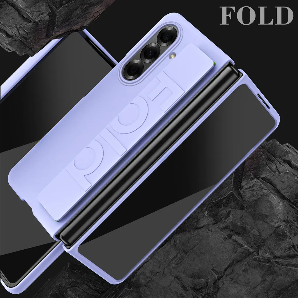 

Luxury Wrist Hand Strap Case For Samsung Galaxy Z Fold7 Fold 7 6 5 4 3 2 5G Protective Cover Fold Phone Case