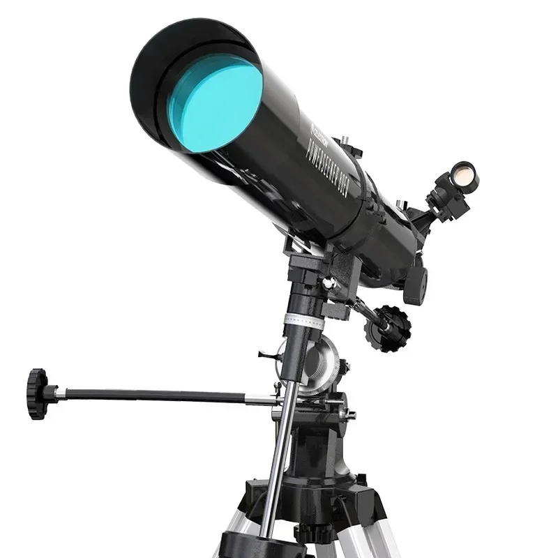 

80EQ Refractor Astronomical Telescope Astronomic For Beginner Observation Moon and planet