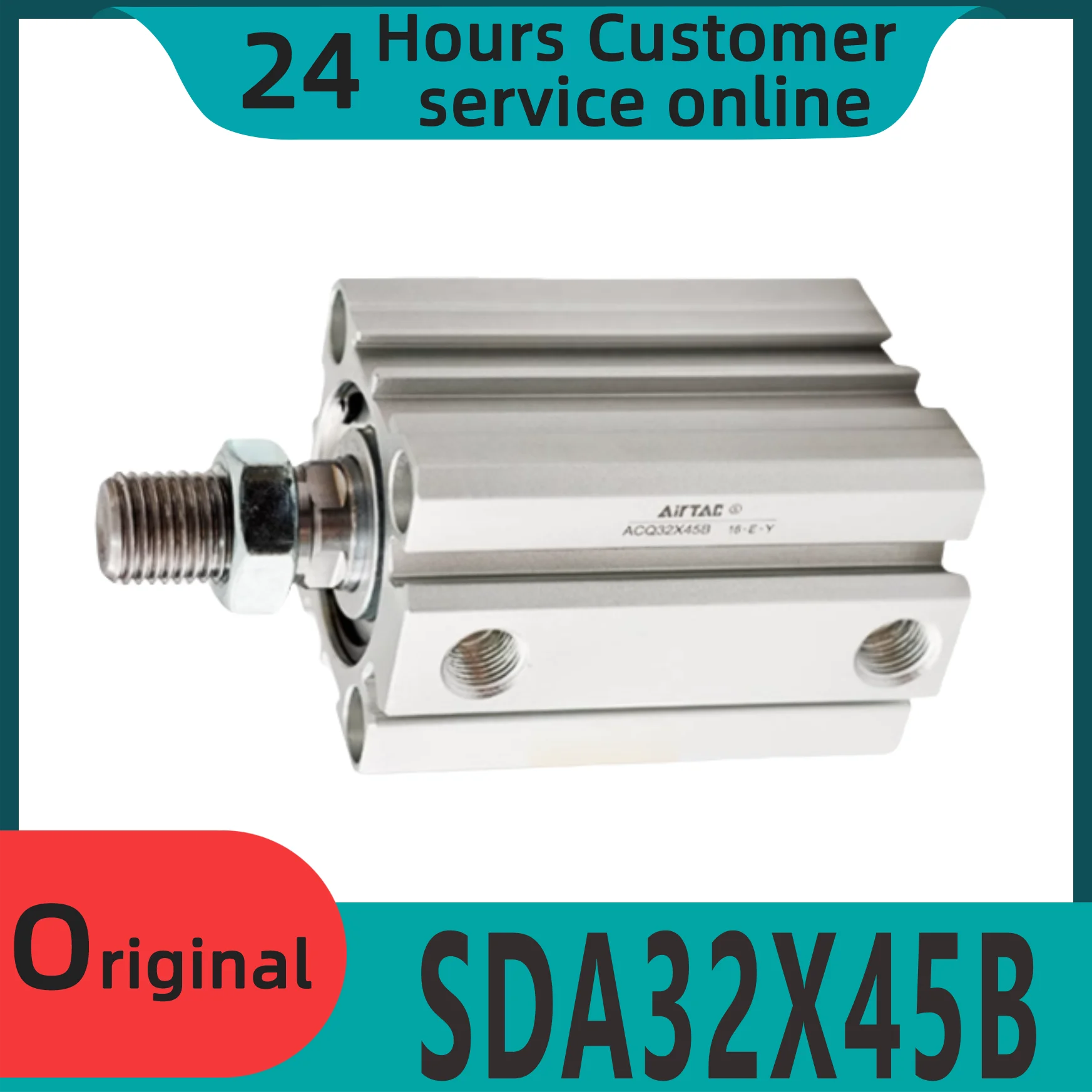 

Brand new original pneumatic small ultra-thin external tooth cylinder SDA32X45B SDA32X50B SDA32X40B SDA32X35B SDA32X30B SDA32X25