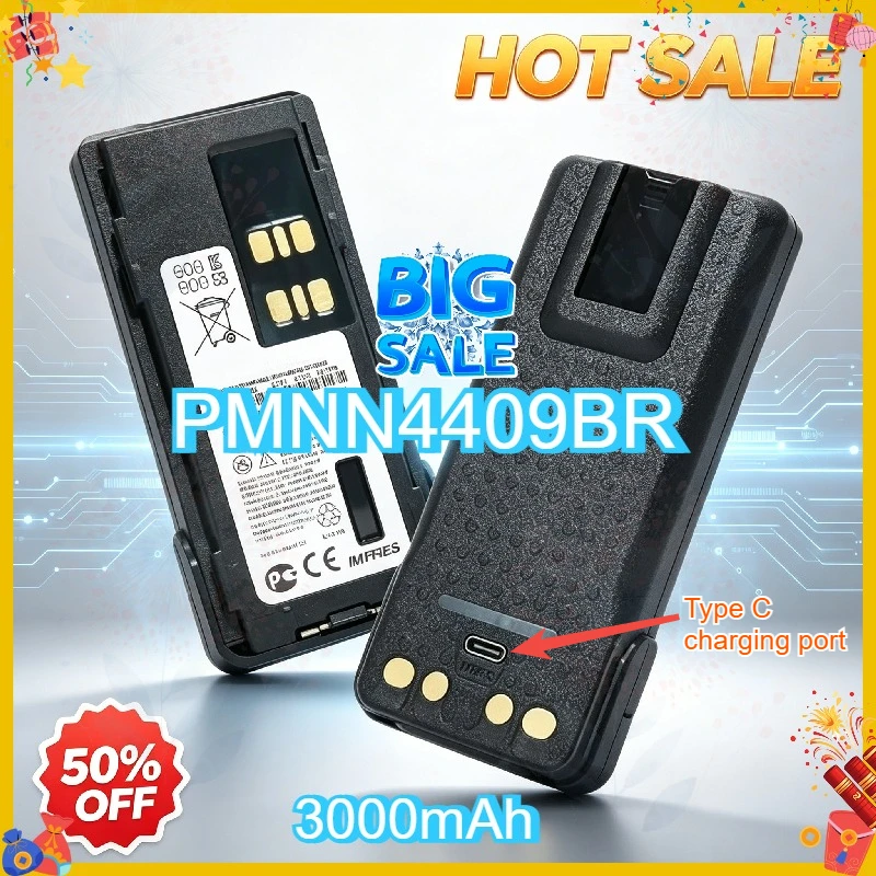 SWZY New PMNN4409BR Rechargeable Battery for Motorola XIR P6600i P8668 GP328D XPR3500 XPR7350 XPR3300 APX 1000 DP4401 Two Way Ra