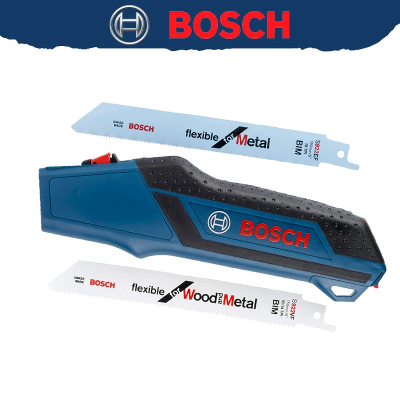 

BOSCH Профессиональная ручка Recip Пильные полотна 2-лезвийная карманная пила Пластиковая труба Резка металла Портативные насадки для инструментов