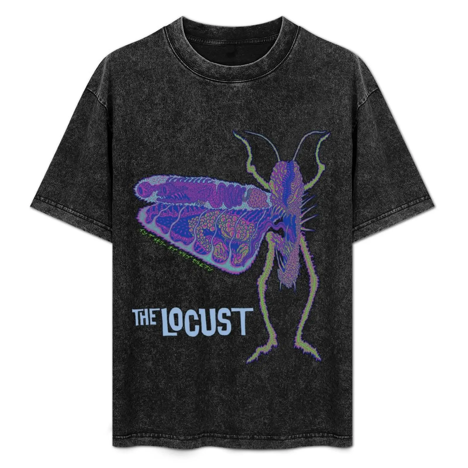 

tour logo best selling hardcore punk music the locust band classic and design T-Shirt Regular Fit Plain Tee Shirt