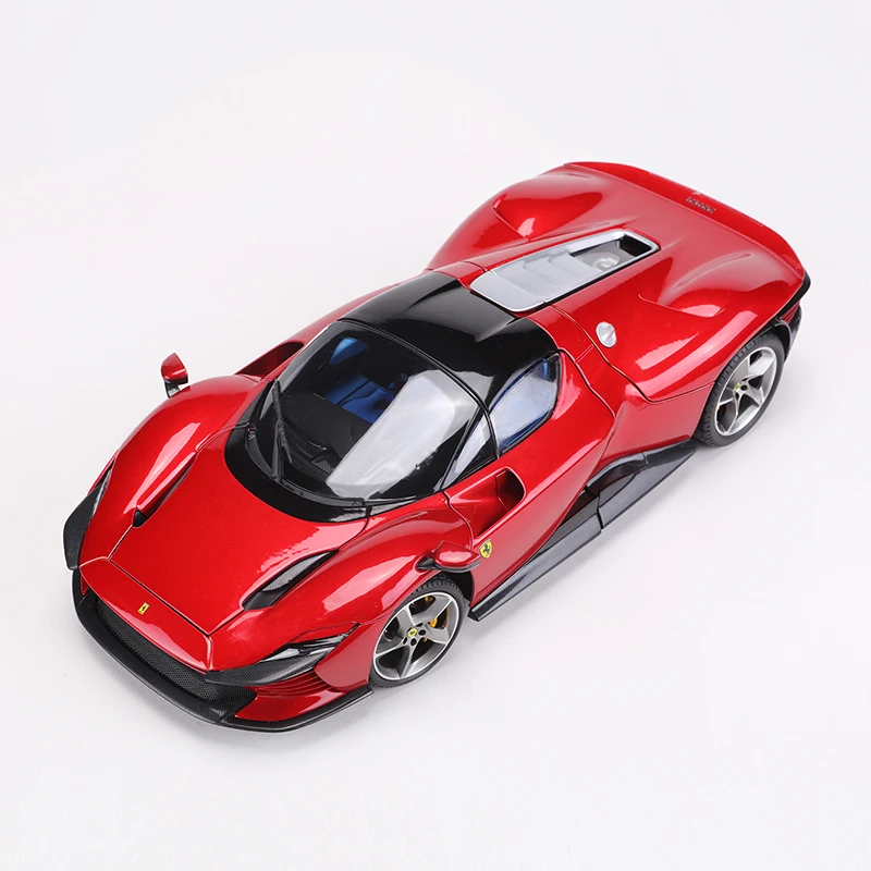 Bburago Ferrari Refined Sports Car Model 1:18 Daytona-SP3 Static Simulation Cast Vehicles Collection Toys