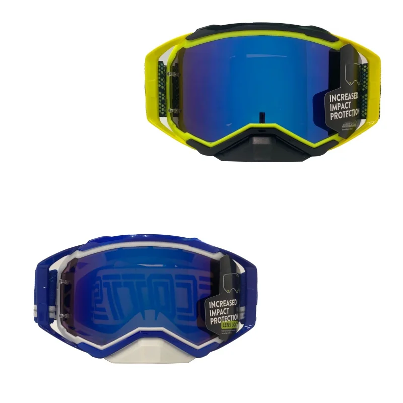 Unisex Sports Protective Glasses Windproof Anti-Fog Motocross Goggles for DH MTB ATV Dirt Bike Riding