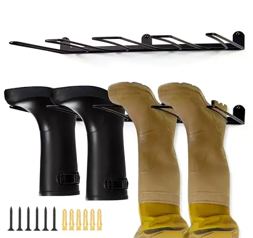 Boot Rack, 4 Pair W…
