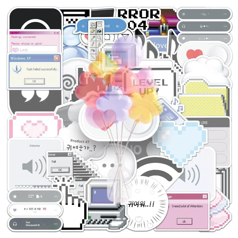 

50 шт. 404 сетевой ошибок Java DIY наклейки забавные программист Интернет-мемические наклейки Скрапбукинг телефон чемодан водонепроницаемые наклейки