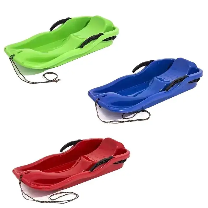 

Customized Color Eco-Friendly 63cm Thickened Skiing Board Toy Kids Plastic Snow Sled