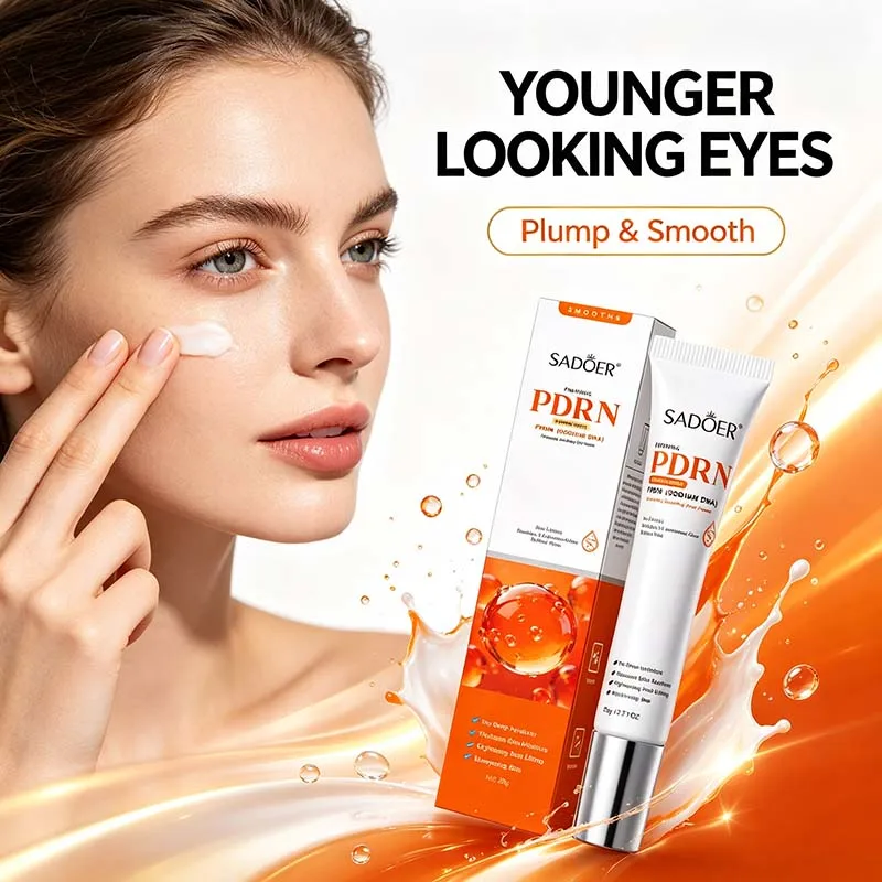 SADOER PDRN Eye Cream Anti Drak Circles Deep Hydration Reduce Dry Lines Anti-aging Eye Area Smooth Nourishing Under Eye Cream