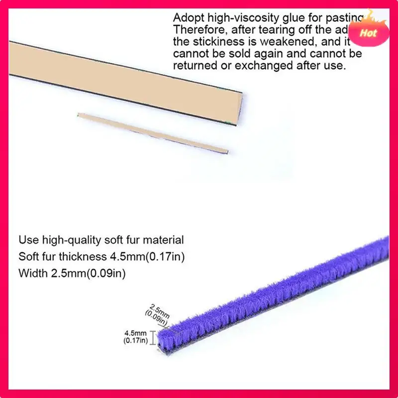 

ABYP 12Pcs Replacement Soft Plush Strips For Dyson V7V8V10V11 Series Vacuum Cleaner Soft Roller Head Replacement Accessories