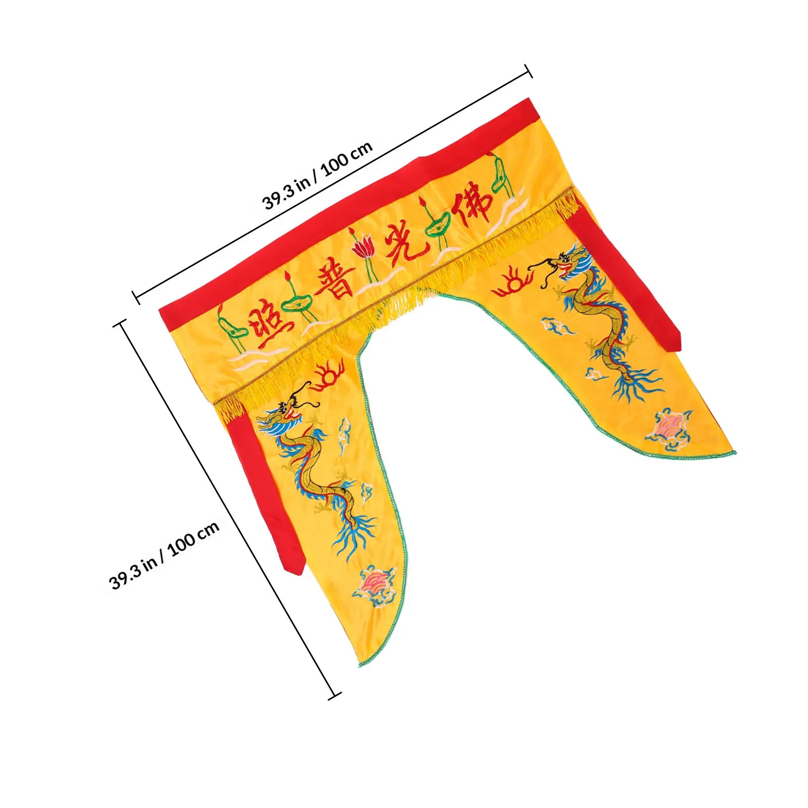 Buddhist Dragon Cloth Tent High Quality Embroidered Altar Curtain Temple Decoration Worship Cover Cloth Buddhist Curtain