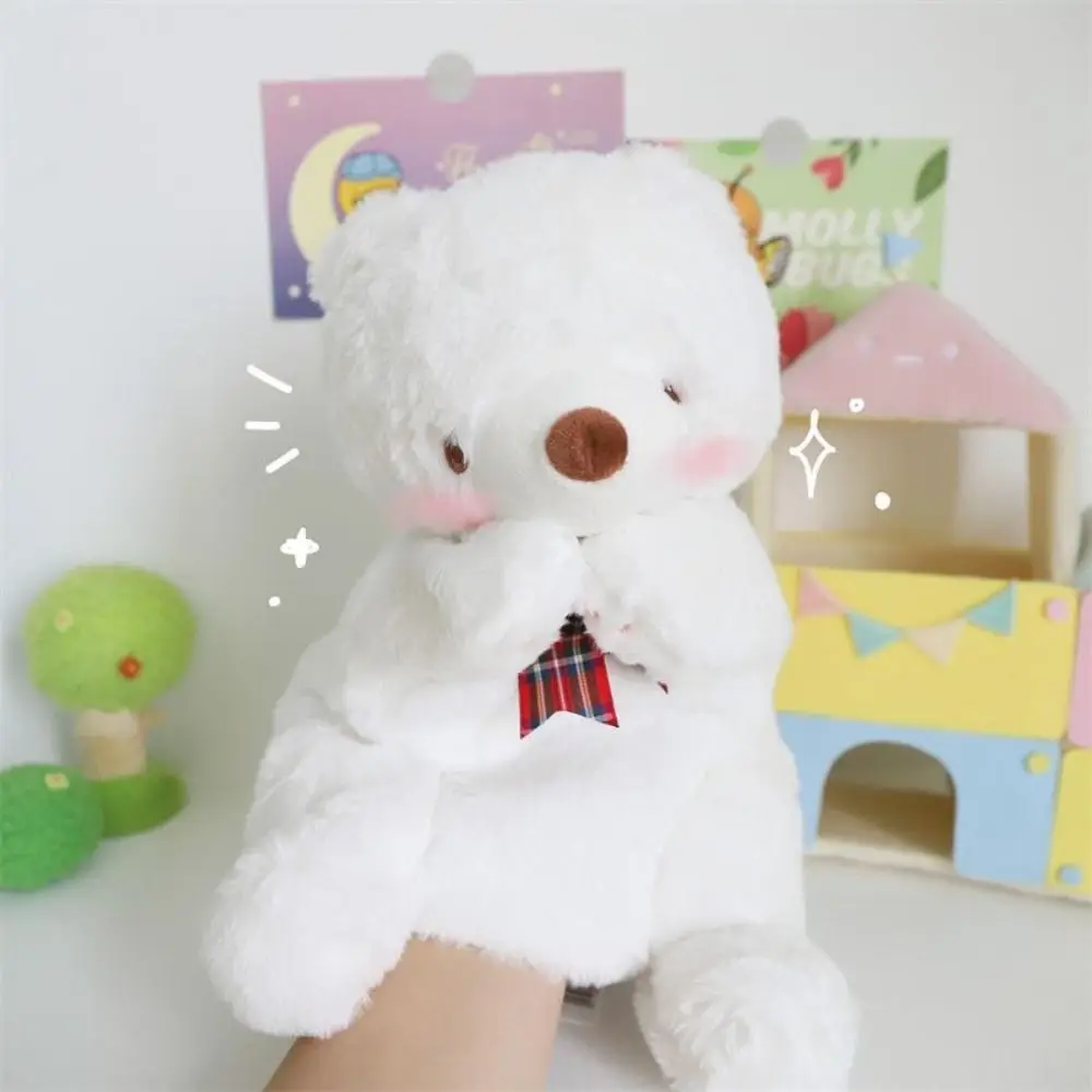 Fun Plush Stuffed Animal Hand Puppet Plushie Kawaii Penguin Puppet Toy Cute Panda Red Panda Hand Puppet Kids