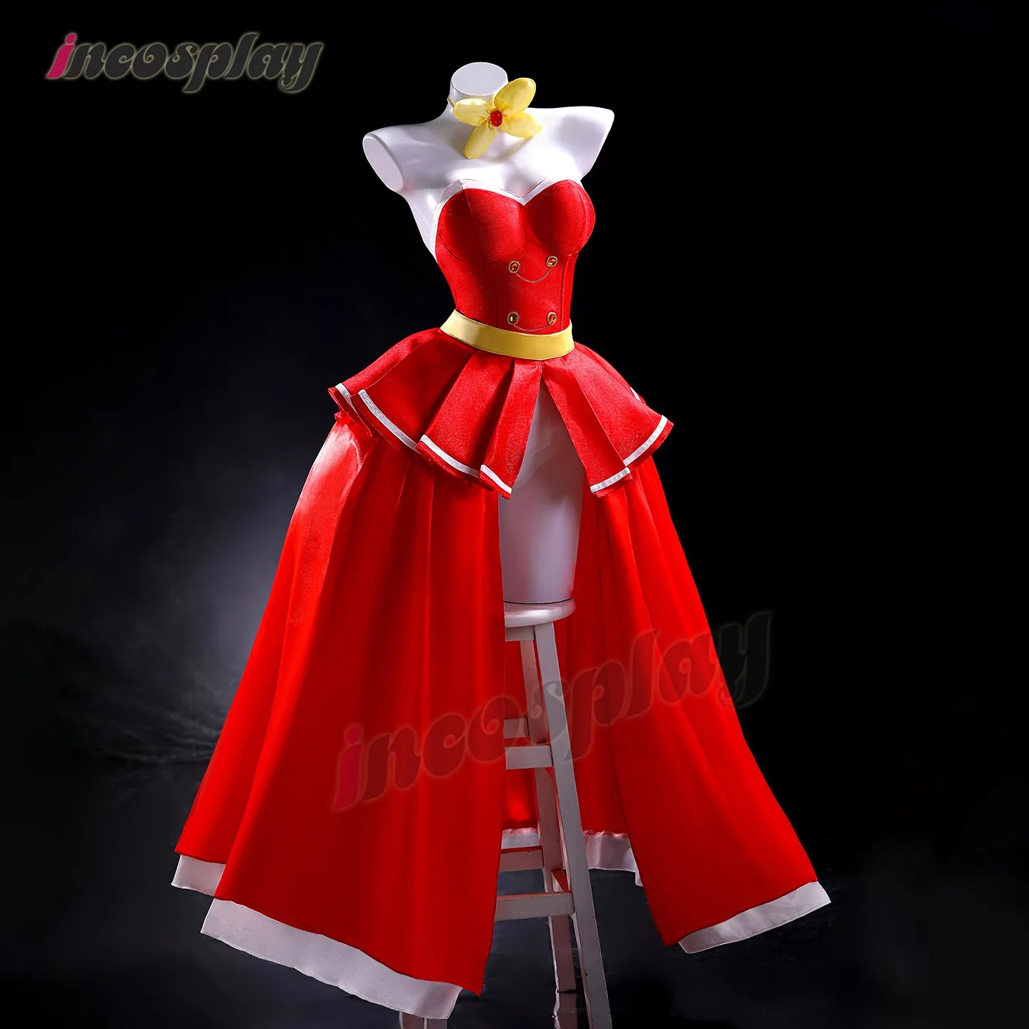 

Charlie Morningstar Cosplay Costumes Women Sexy Dress with Pants Halloween Carnival Uniforms Party Suit Size S-3XL Custom Made