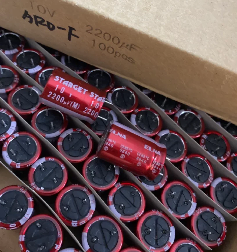 20pcs-lot-original-japanese-elna-rod-starget-series-10v-2200uf-16x25mm-audio-aluminum-electrolytic-capacitors-free-shipping