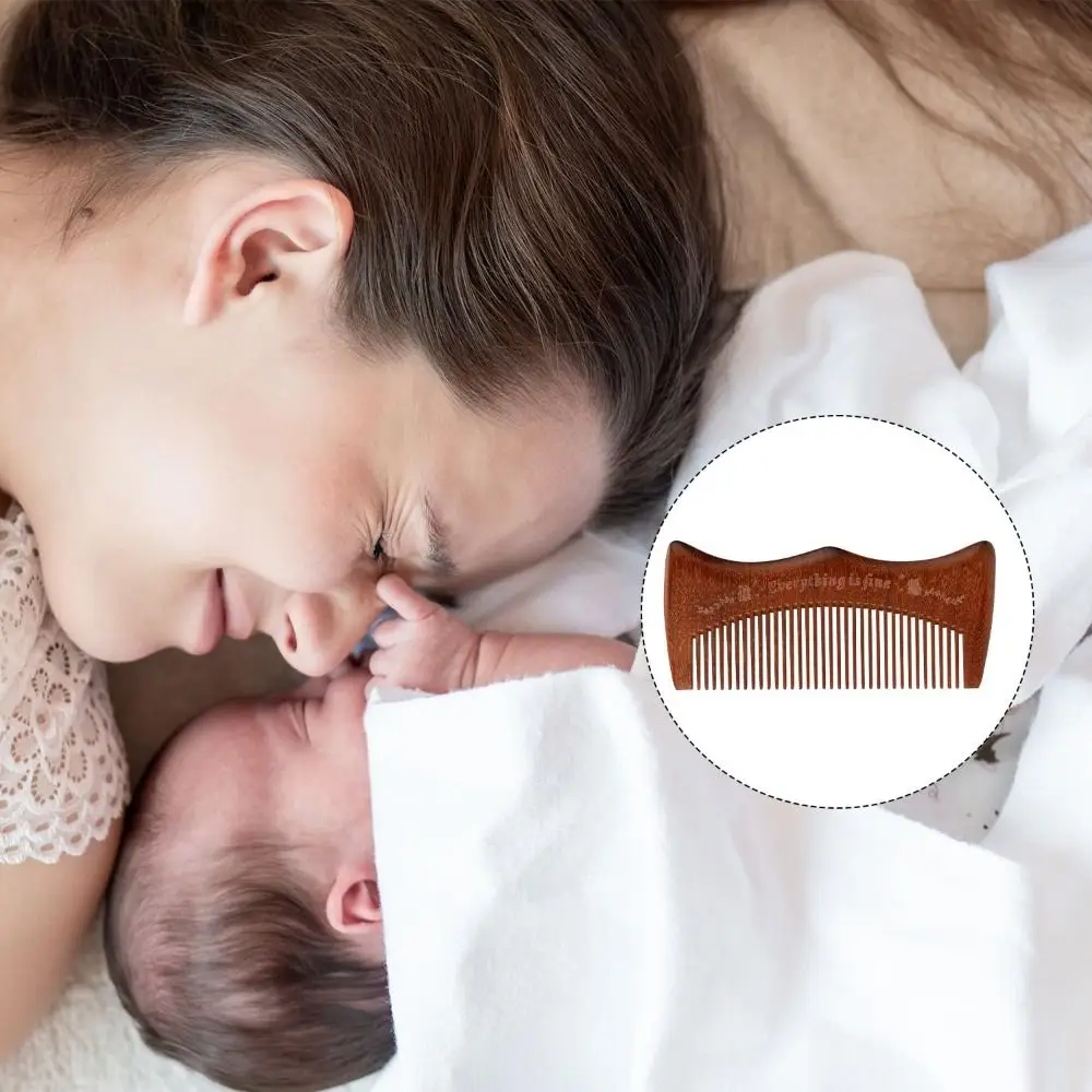 Pregnancy Labor Wooden Comb Natural Birth Essentials Wood Sandalwood Birthing Comb First Time Moms Must Gift Wood Comb