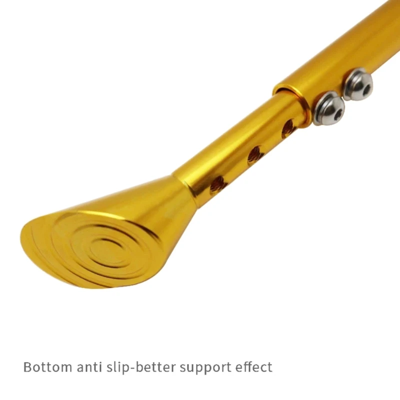Aluminum Motorcycle Adjustable Kickstand Scooter Foot Side Support Stand Motorcycle Wheel Lift Stand Trail Stand Durable image 3