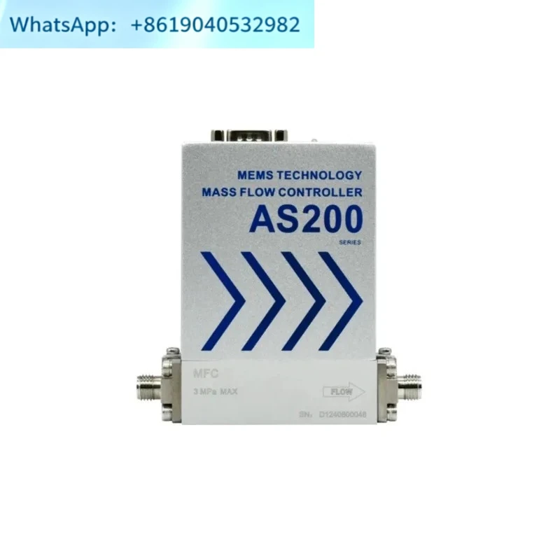 High Precision Gas Mass Flow Controller, Air Micro Gas Flow Meter AS200B