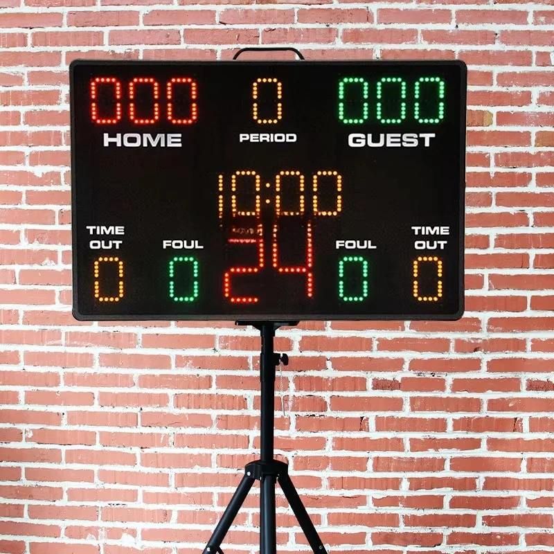 Electronic basketball training equipment Large scoreboard LED digital basketball scoreboard with remote control