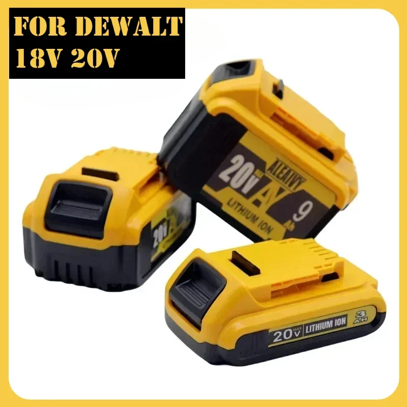 

18V 20V 3.0Ah 6.0Ah 9.0Ah Lithium Replacement Battery for Dewalt 20Volt Max DCB206 DCB205 DCB204 DCB203 DCB200 Tools Battery