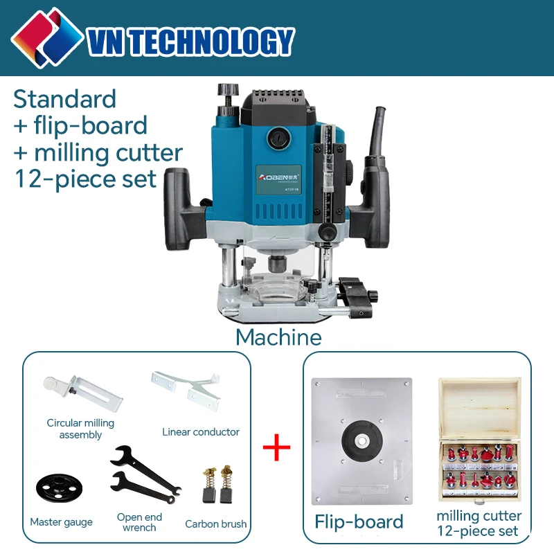 Hout Router, Router Tool Hout Trimmer Router Elektrische Hand Trimmer Laminaat Frezen Graveren Snij Snijwerk 220V