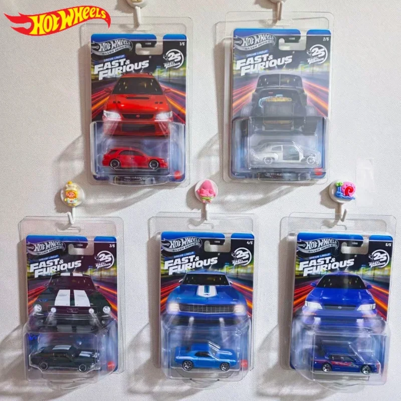 

Hot Wheels Fast & Furious Series 1:64 Diecast Cars Subaru Chevy Fleetline Mustang Camaro Nissan Maxima Collectible Gift For Boys
