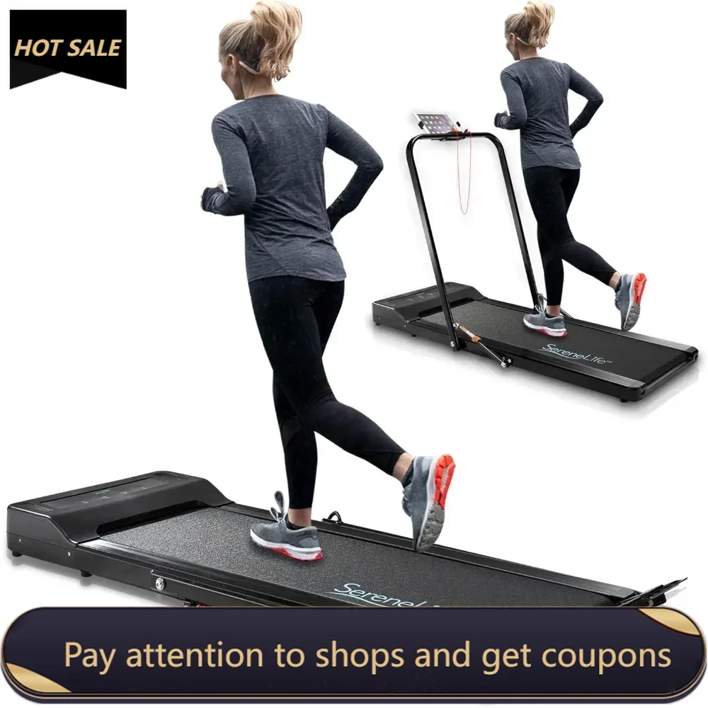 

Folding Treadmill - Foldable Home Fitness Equipment with LCD for Walking & Running - Cardio Exercise Machine Freight free