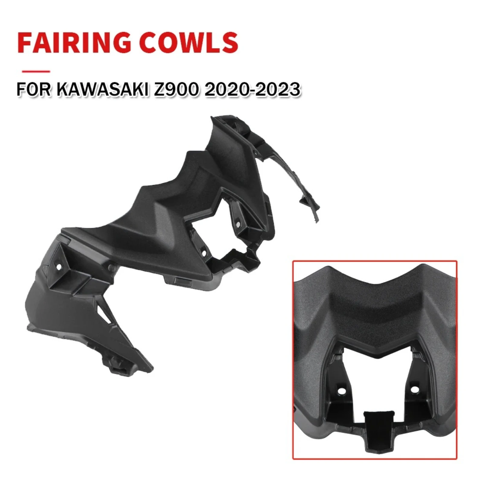 Motorcycle For Kawasaki Z900 2020 2021 2022 2023 Z 900 Headlight Fairing Cowls Front Upper Headlamp Cover Head Light Shade Panel