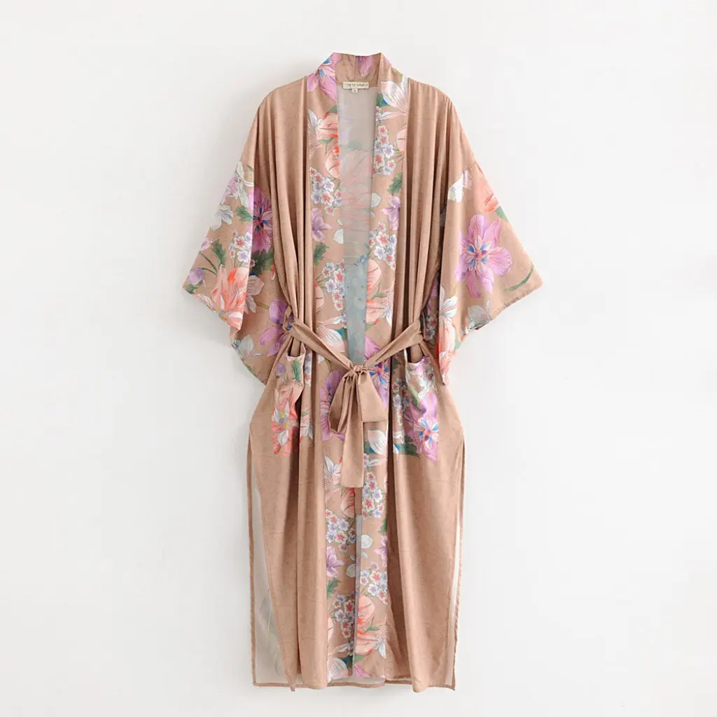 

Peacock Kimono Cardigan Jacket Women's Fashion Outerwear European And American Style Export Wholesale Clothing