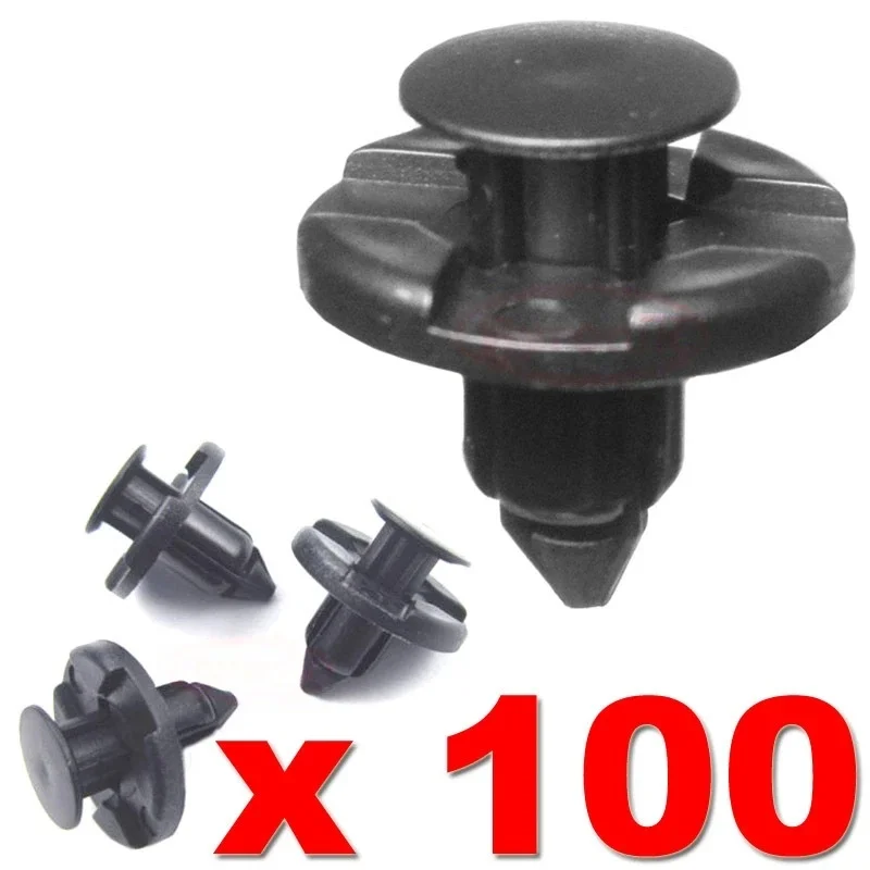 100PCS WHEEL ARCH CLIPS BUMPER SPLASHGUARD for Nissan NV Altima Maxima Murano Versa Sentra Infiniti Fender Bumper 01553-09321