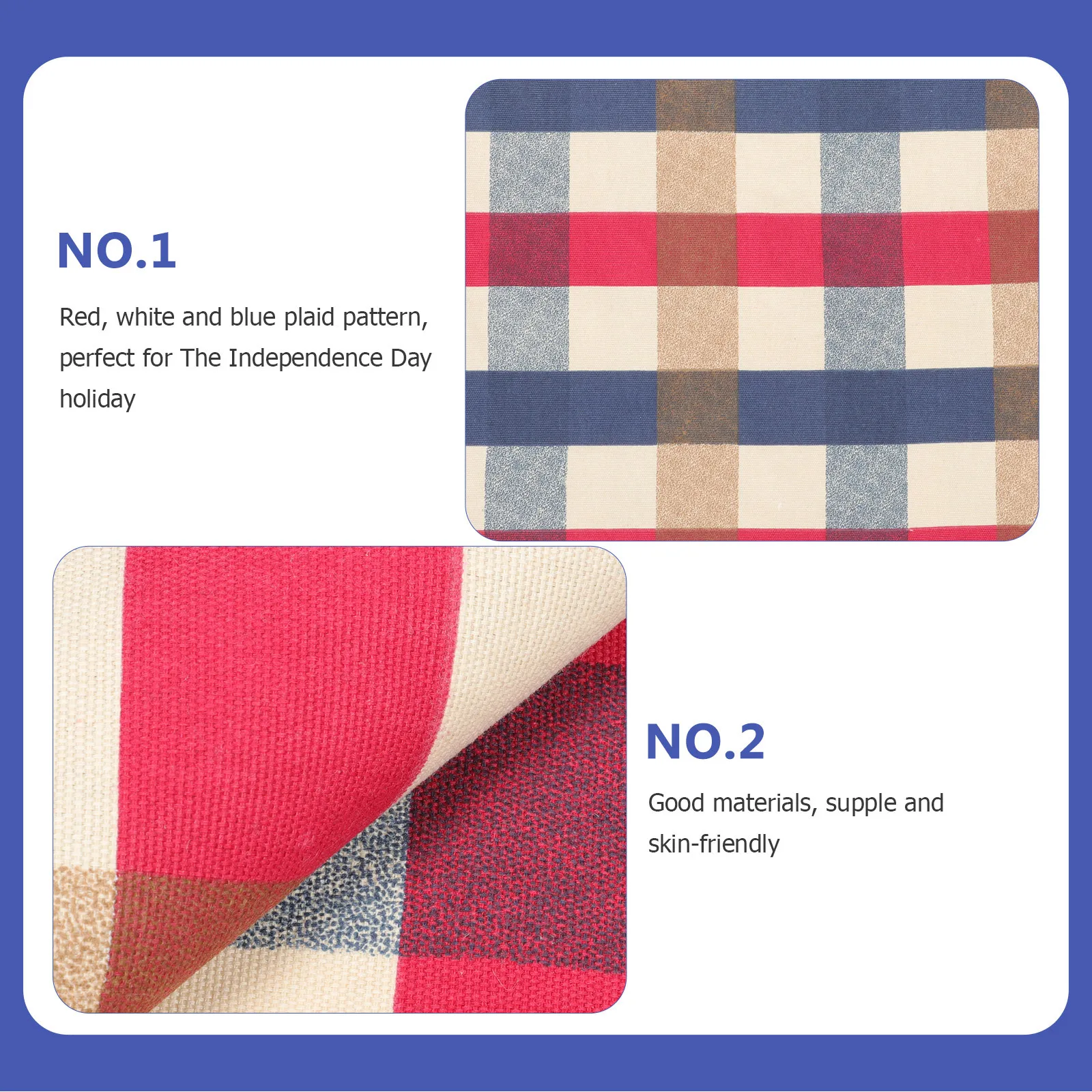 

Festive Table Runner for 4Th of July Usa Patriotic Design High Quality Cotton Table Cover Ideal for Holiday Party Home