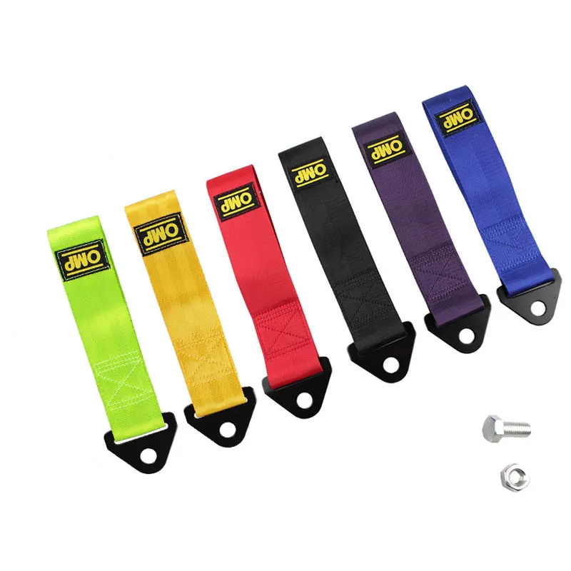 High-Strength Nylon Tow Strap Universal Car Racing Tow Ropes Auto Trailer Ropes Auto Trailer Ropes Bumper Trailer Towing Strap