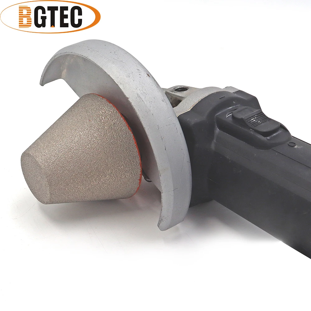BGTEC 2pcs 35/50/75mm punte per smussatura diamantate brasate sottovuoto fresa per piastrelle in marmo ceramico foratura corona fresatura foro per lucidatura