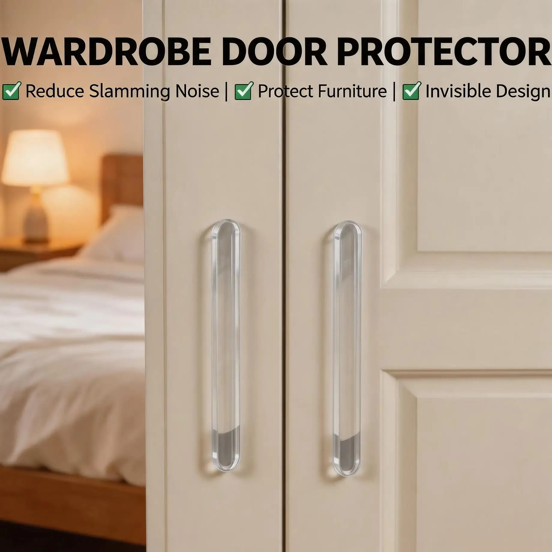 Door Stopper Toilets Drawer Door Cabinets Anti-collision Silicone Pad Self Adhesive Buffer Bumper Mute Protection Pad