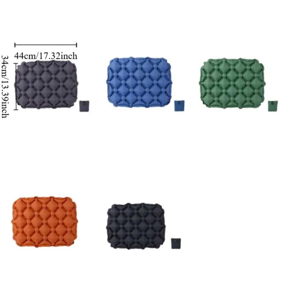 Foldable Inflatable Seat Cushion Moisture-proof Lightweight Car Seat Cushion Water Resistant Space-saving Camping Chair Mat