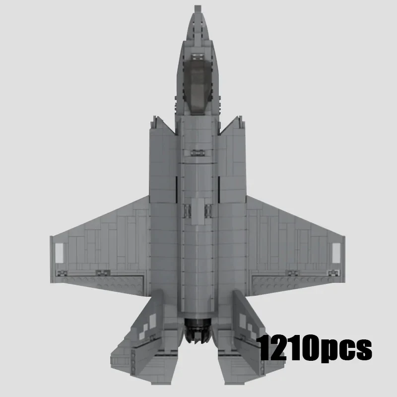 

Moc Building Bricks Military Model F-35 B Lightning Fighter Technology Modular Blocks Gifts Toys For Children DIY Sets Assembly