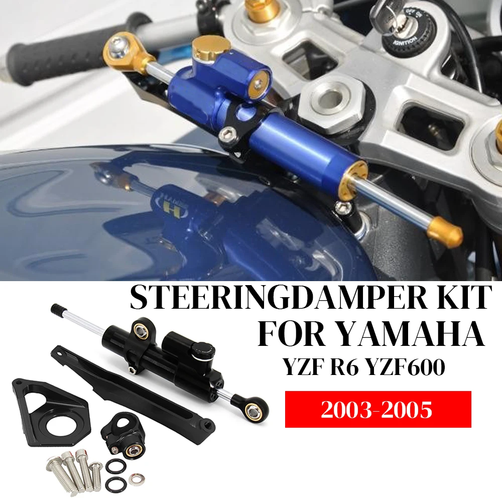 

For YAMAHA YZF R6 YZF600 2003 2004 2005 Motorcycle Steering Stabilizer Damper Mounting Bracket Kit