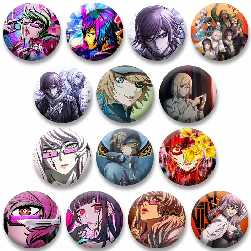 الكرتون Akudama محرك زر شارات أنيمي ساعي براولر بروش DIY الملابس على ظهره مجوهرات دبوس اكسسوارات هدايا للأصدقاء