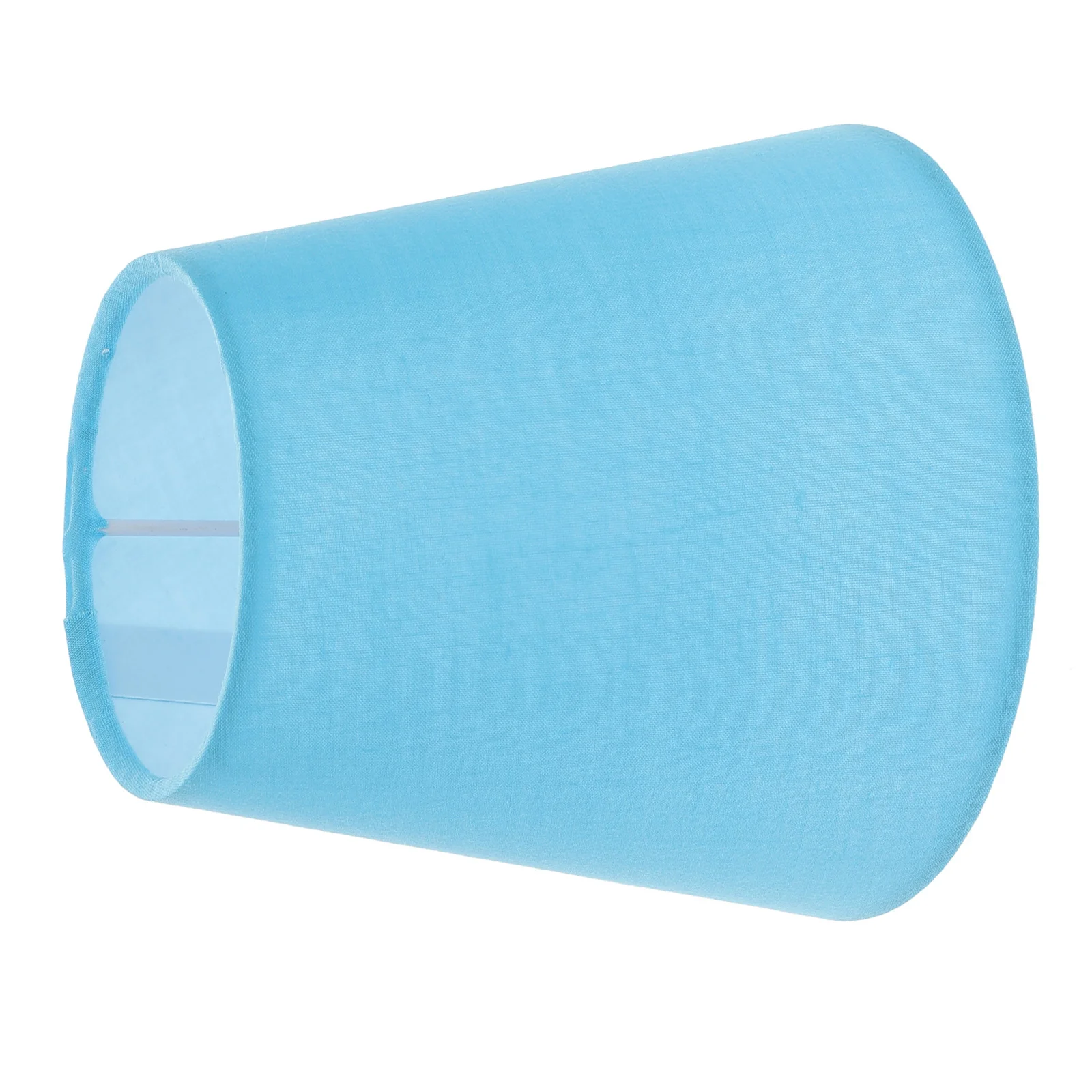 

Sky-Blue Fabric Lamp Shade Hanging Cover Household Ceiling Lamp Shade Lightweight Soft Light Decorative Lampshade for Home Hotel