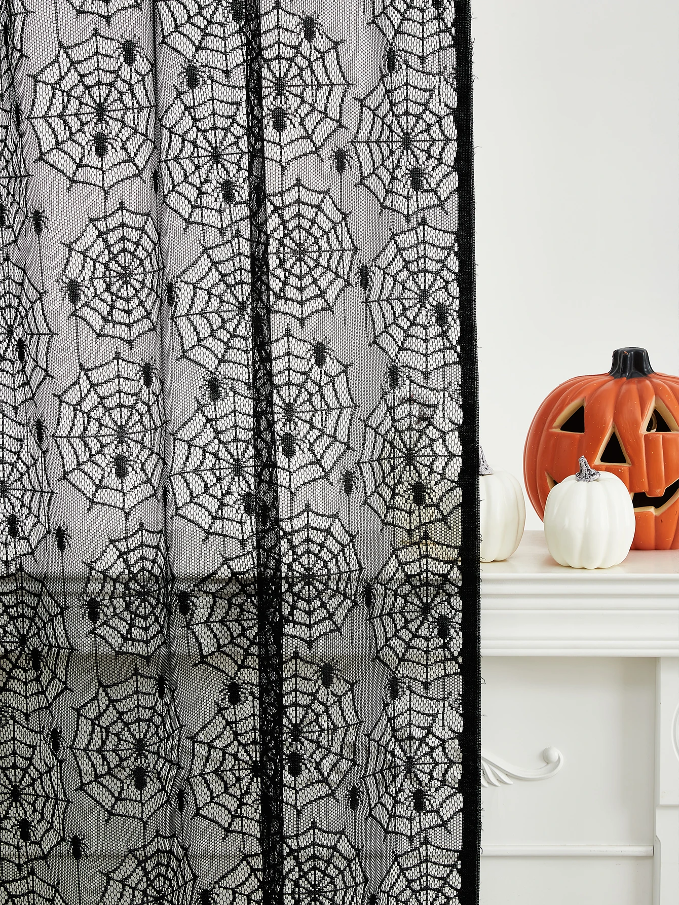 Halloween Spider Door Curtain Living Room Bedroom Holiday Decoration