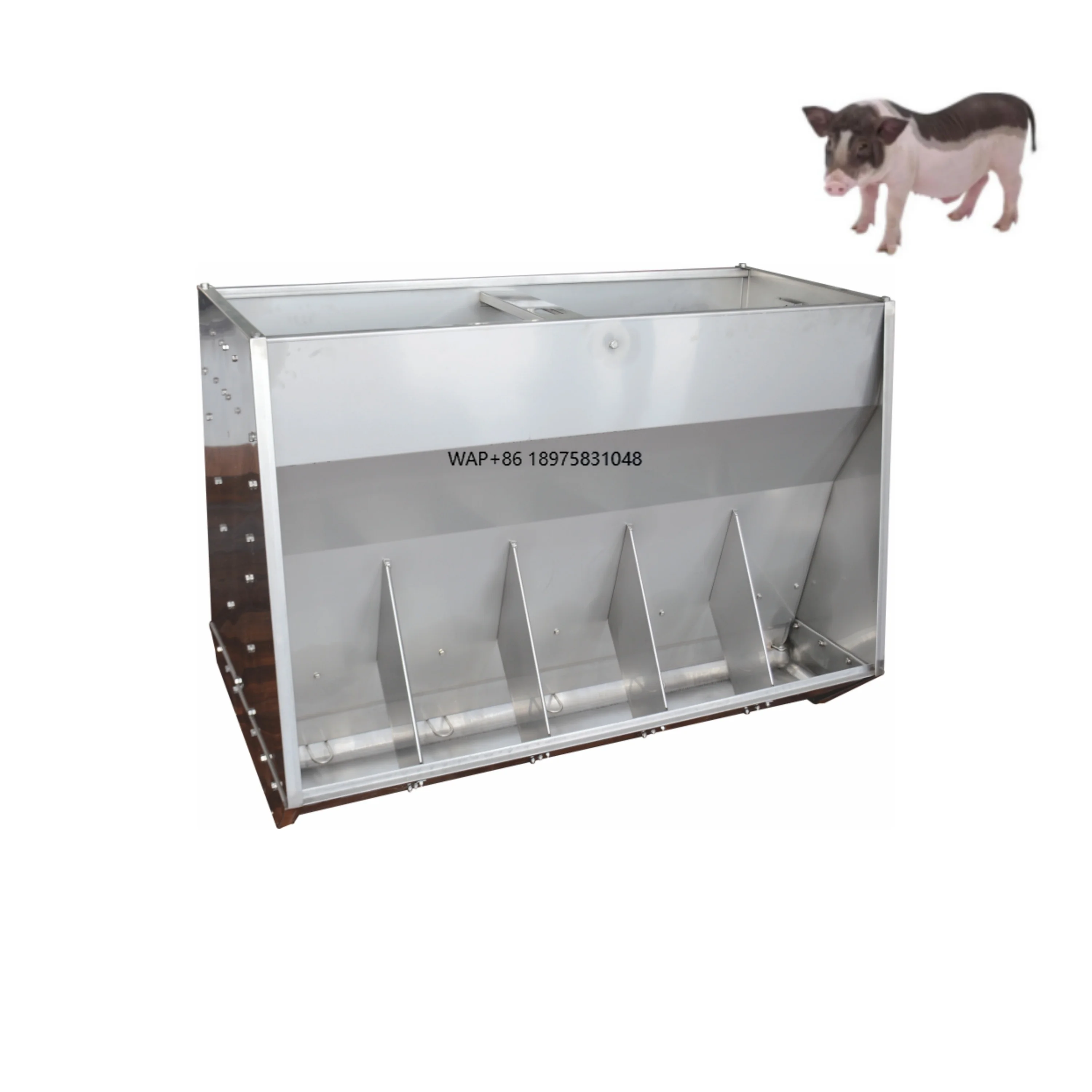 

Fully Automatic Stainless Steel Double-sided Pig Trough Single-sided Pig Automatic Feeding Machine