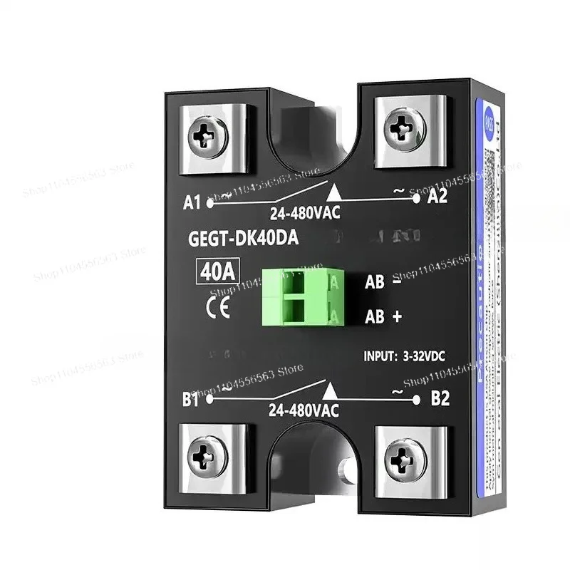 SSR-SK40DA Dual Channel Dual Control DC Control AC Single Phase Solid State Relay 60 Dual Channel Single Control 25DK