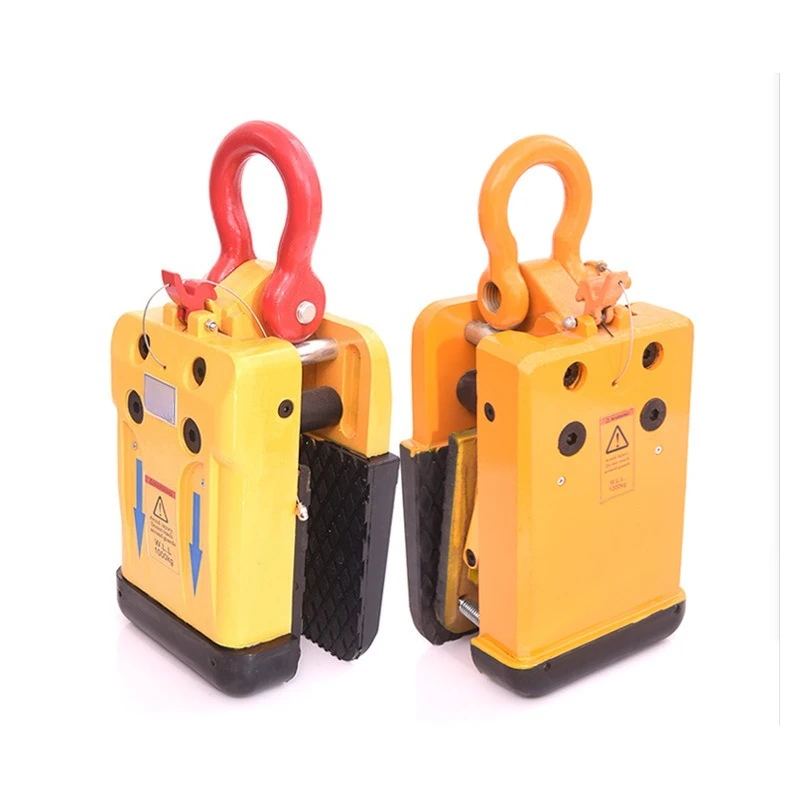 1Ton Marble Slab Lifting Clamp Import Type Stone Hoisting Fixture Heavy Duty Granite Slab Grab for Construction Stone Plate
