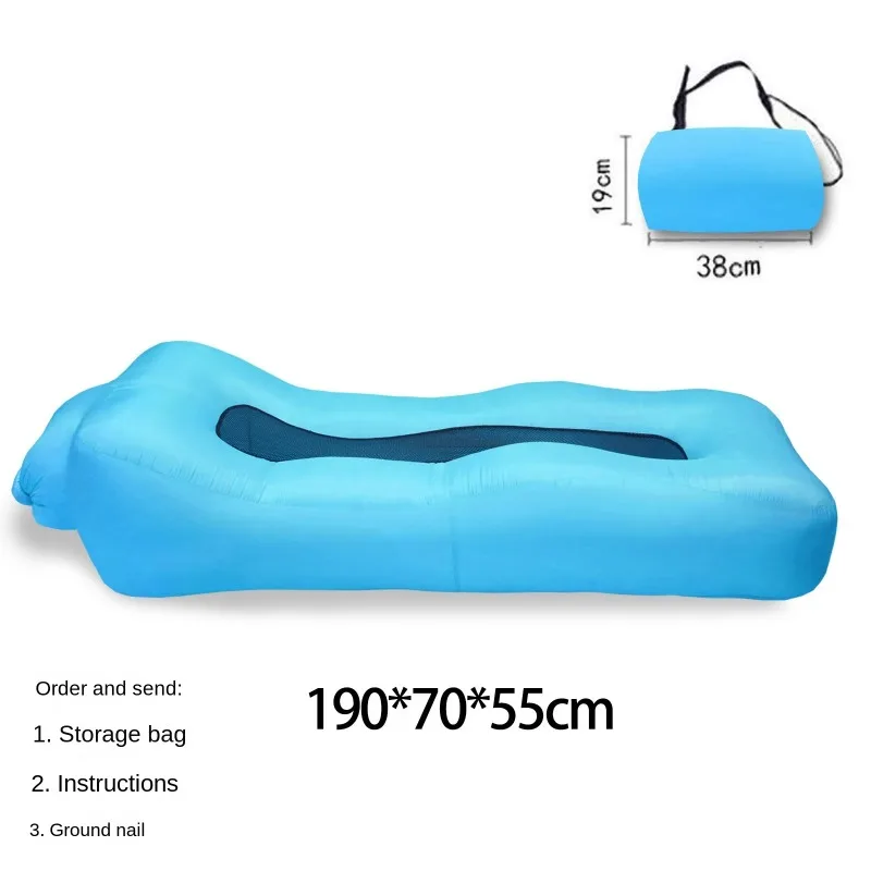 High-quality Portable Amphibious Waterproof Inflatable Sofa Bed, Lounge Chair, Reclining Foldable Function, Fast Delivery
