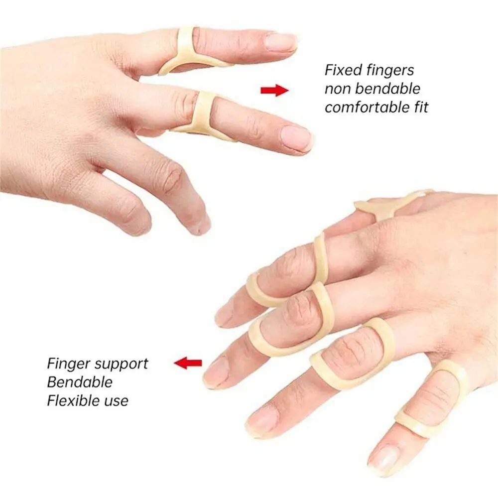 2PCS Oval 8 Bending Deformation Arthritis Finger Splint Finger Sleeve Finger Fixing Sleeve Finger Fixator