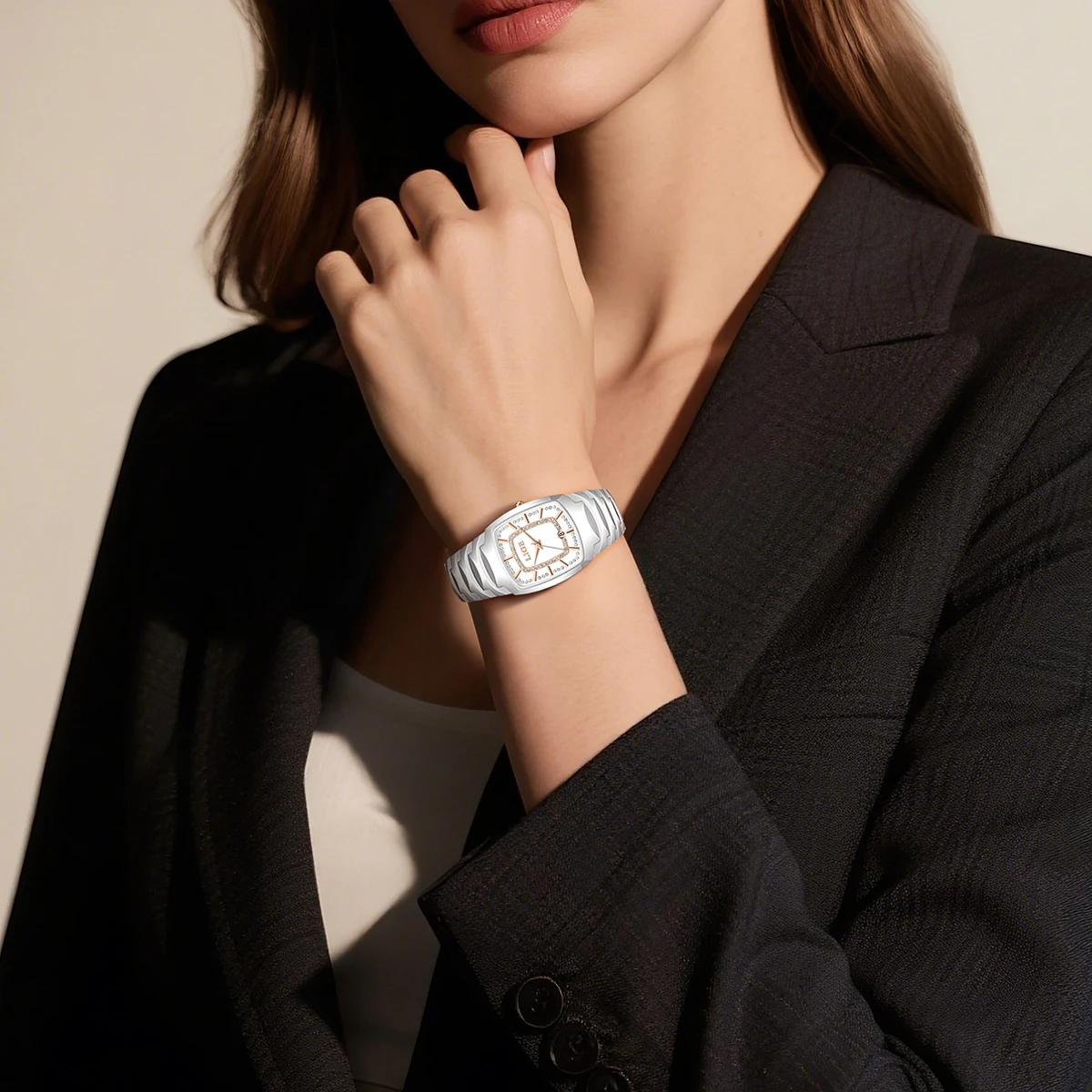 LIGE Waterproof Watches for Women Fashion Elegant Women's Bracelet Watch Creative Sports Square Watch Women Relogio Feminino+BOX