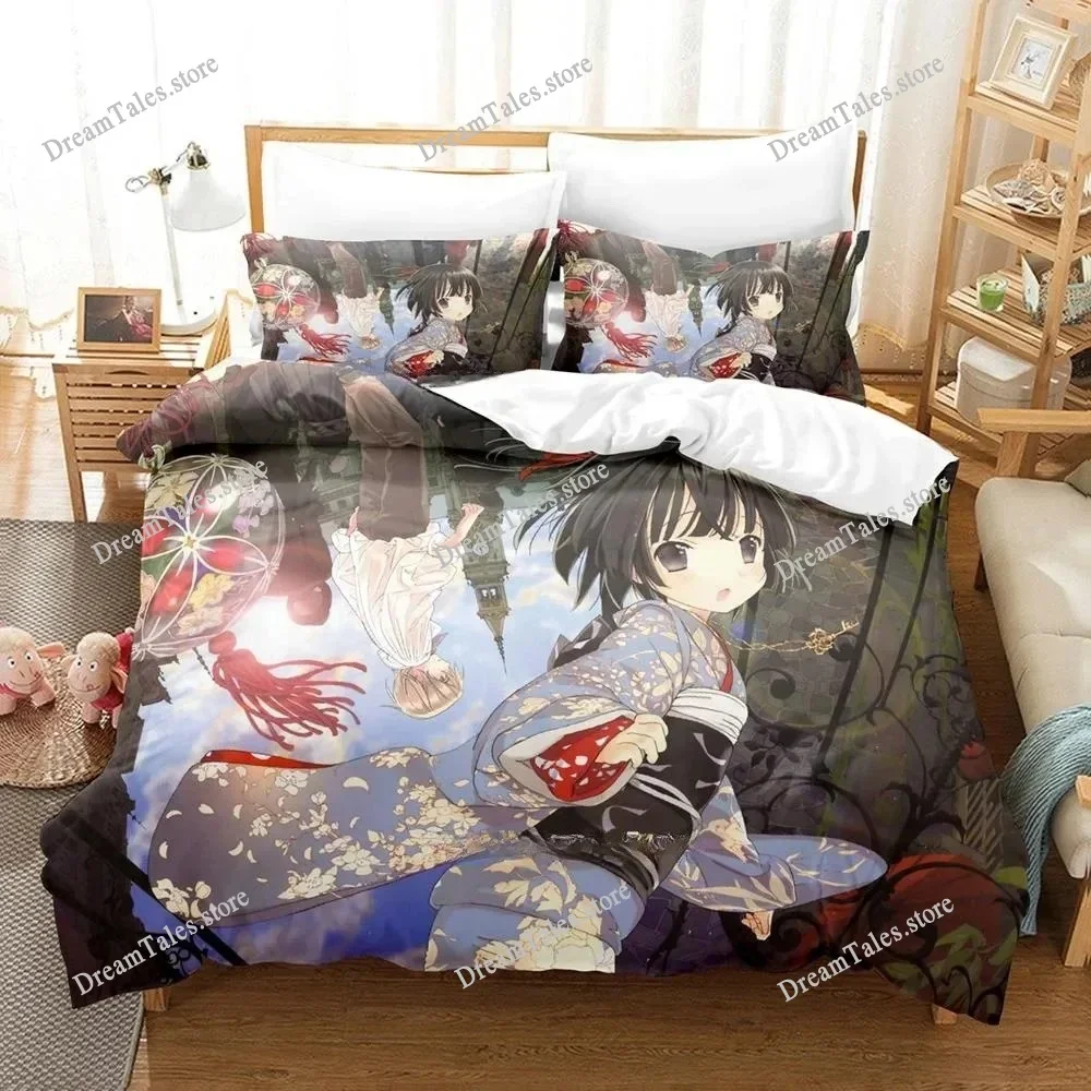 

3D Anime Croisée in A Foreign Labyrinth Bedding Set Single Twin Full Queen King Size Bed Set Adult Kid Bedroom Duvet Cover Sets